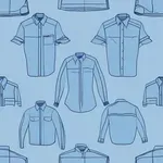 muted blue long-sleeved shirt image